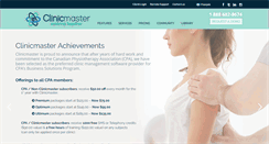 Desktop Screenshot of clinicmaster.com
